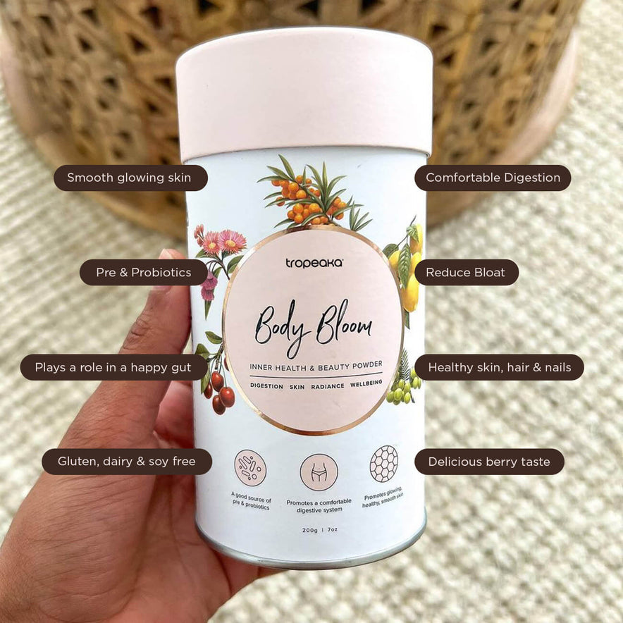 Tropeaka Body Bloom - Superfood Beauty Supplement, 18 oz (28 servings)