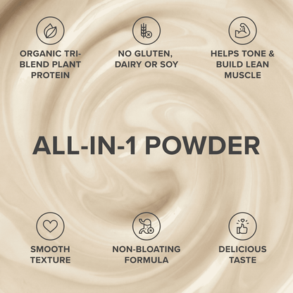 Tropeaka Plant-Based Protein Powder  Non-GMO Gluten-Free 17.6 oz